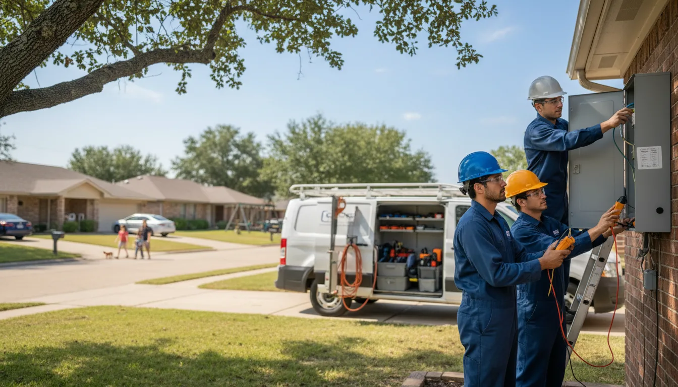 Certified electrician providing emergency electrical services in Los Indios, TX